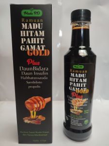 Promo Madu Hitam pahit gamat gold +daun bidara insulin sambiloto- madu hitam pahit berkhasiat