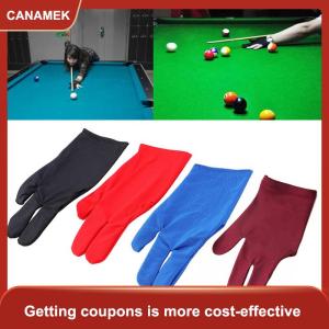 【CANAMEK】 Găng tay chơi bi-a bằng nylon 3 ngón chuyên nghiệp Găng tay chơi bi-a bi-a