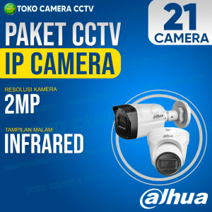 PAKET CCTV IP CAMERA DAHUA 2MP 32 CHANNEL 21 KAMERA