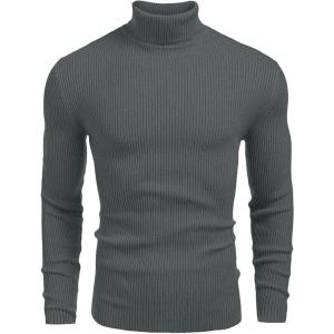liso wear Kaos Pria Turtleneck Polos Lengan Panjang | Baju Kerah Tinggi Basic Cowok Kekinian