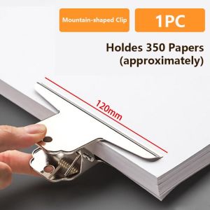 KEYOOL Stainless Steel Round Clip Universal Metal Stationery Clip High Quality Dovetail Clip Students