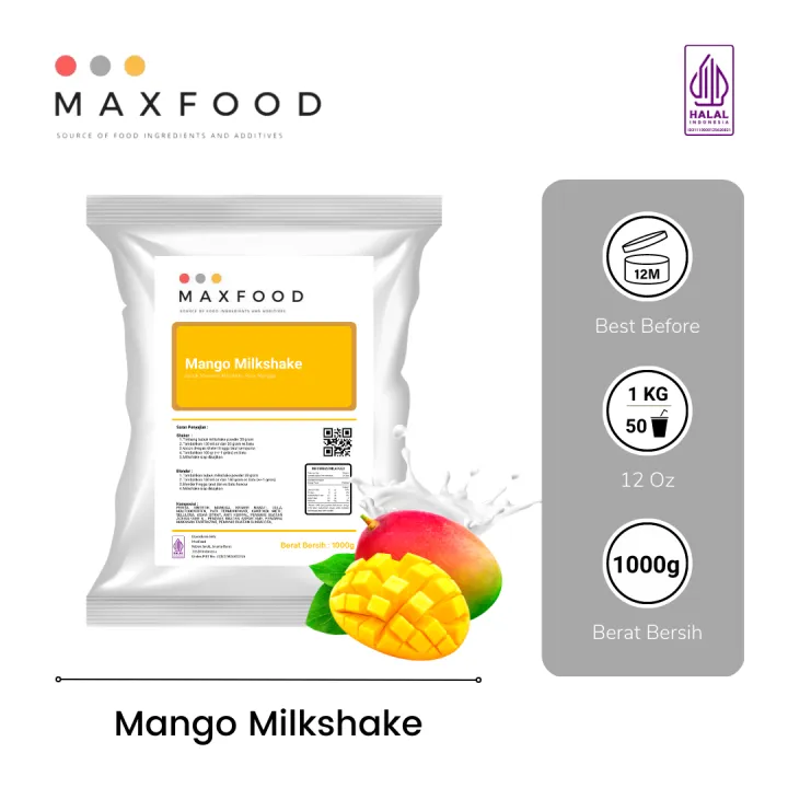 Mango 3 Rasa Mango Milkshake/ Bubuk Minuman Milkshake Rasa Mangga 1 KG | Lazada ...