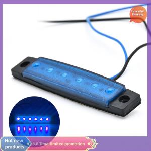 Graceful 1Pcs Truck Trailer Side Marker Indicators clearance Light Car Brake Rear Highlight Tail Light 6LED 12V 24V Warning Signal Lamp