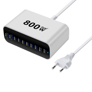 800W Charging Head With USB Type C Port Chargings Adapter Metal Texture Perfect for Travel Various Device Charging Use