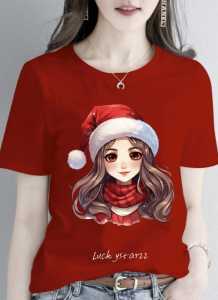 MOTIF NATAL/TERBARU/KAOS ONECK TERBARU/KAOS TRENDY/POLOS PRIA WANITA