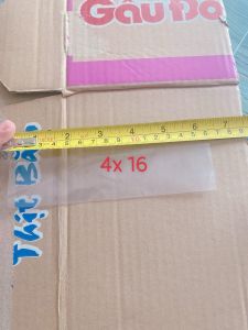 sỉ - 1kg  Túi bịch bọc Dẻo PE NHÍ 4x124x16 4x18 ( có thể sai số dưới 03cm)