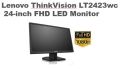 [Delivery in 24Hrs ][REFURBISHED] LENOVO LT2423wc/24 inch FHD In built Speaker HDMI/VGA PORT(REFURBISHED). 