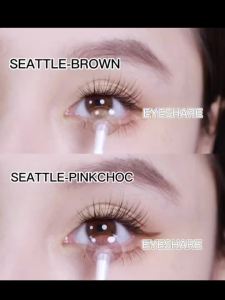 Eyeshare 2pcs Seattle Series Brown Contact es Bigeyes 14.5mm Gray Eye Cosmetic  Grade0.00