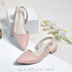 SEIS Cery Mules Heels Wanita | Slingback Hak 3 cm
