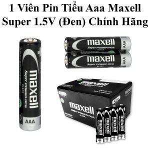Set 20 Viên Pin Tiểu Aaa Maxell Super 1.5V Màu Đen Chính Hãng