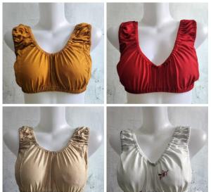 isi 6 pcs 12 pcs miniset dewasa miniset busui miniset simpel tanpa busa tanpa kawat miniset sport bra karet  miniset