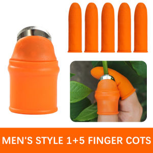 6Pcs Sarung Jari Jempol Silikon - Cover Pisau Jempol Pemotong Sayur Buah