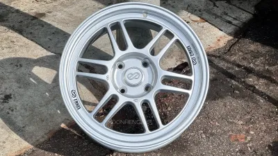 New Car Sport Rim ENKEI RPF1 Wheels 17x8J 4x114 ET38 Silver - READY STOCK
