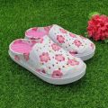 Size [36-41] Ready Stock Malaysia Crocs Flowers EVA Sandals Women's Selipar Crocs Perempuan. 