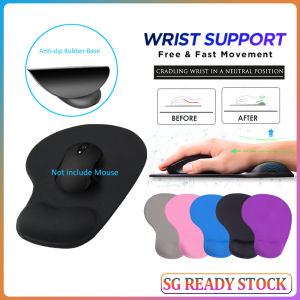 Ergonomic Comfortable Mouse Pad Mat with Wrist Rest Mouse Pad / Wrist Support Protect Mouse Mat Memory Foam Soft Mice Mat