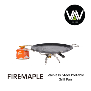FIREMAPLE Portable Non Stick Grill Pan Outdoor Camping Cookware