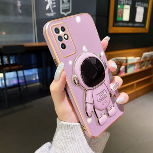 Casing Ponsel untuk Infinix Note 10 Pro NFC Note 11 Note 8 Case sarung HP pola Phone Stands kartun astronot baru Cases penutup wadah Casing Telepon anti guncangan Gel silika Kesing lembut Softcase