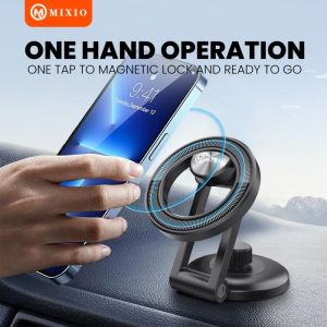 MIXIO ZM-14 MAGNETIC CAR MOUNT CAR PHONE HOLDER MOBIL 360 DEGREE ROTATION