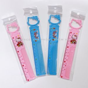Combo 2 cây thước lược Hello Kitty dễ thương cho học sinh