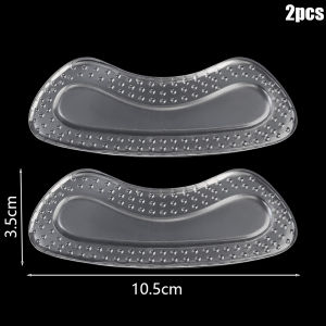 1 Pairs Self-adhesive GEL high heels soft Heel pad Transparent Anti-friction Heel Liners Adjustable Size Heel Patch Anti-friction Tongue Pads Simple Comfortable Wear-resist Heel Patch