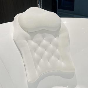 Spa Bath Tub Pillow Smooth Surfaces Neck Support Universal Fit For Standard Massage Tubs Durability Home Relaxation
