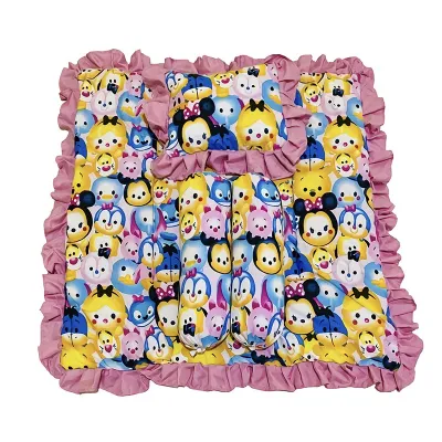 Bedcover Set Bantal Guling bayi (Sarung bisa dilepas pasang)