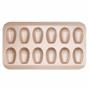 MMLUCK Non Stick Carbon Steel Cake Tools Kitchen Madeleine Mold Cookie Mould Biscuit Pan Baking Tray