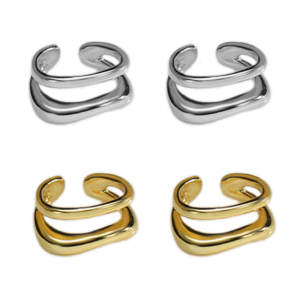 Stylish Geometric C Shape Earscreen Earcuffs Wrap Climb Earring Women Ear Clip Elegant Ear Bone Cuff Christmas Gift