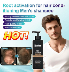 Root Activating Conditioning Shampoo Mens Hair Thickening Shampoo 200ml Fine Hair Scalp Care And Hair Strengthening With Smoothing Effect Daily Use