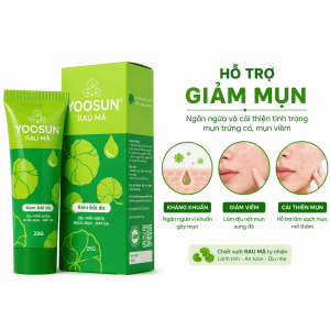 Kem Yoosun Rau Má 25g - Dưỡng Ẩm Da Làm Dịu Da Hỗ Trợ Mờ Thâm Mụn Dùng Cho Cả Gia Đình