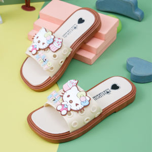 Fittoes Yezzy Cartoon Flip Flops Rubber Slippers for Kids Girls