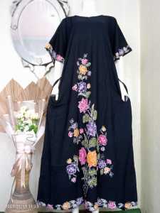 COD | DRESS ENCIM CAPUNG | DASTER ENCIM PEKALONGAN TERBARU JUMBO XXXL LD 130 VIRALBUSUI BUMIL BAHAN RAYON ADEM | DASTER FARHAN