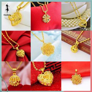 ส่วนลด 10 บาท สำหรับการซื้อ 1 ชิ้น จี้สีทองรังนกนกนำโชคโคลเวอร์ดอกไม้หัวใจห้อยสำหรับผู้หญิงเสน่ห์เครื่องประดับสร้อยคอเครื่องประดับของขวัญงานแต่งงาน