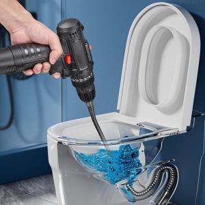 Electric Drain Cleaner Heavy Duty Professional Drain Snake Motorized Spring Action Plumbing Unclogging Tool