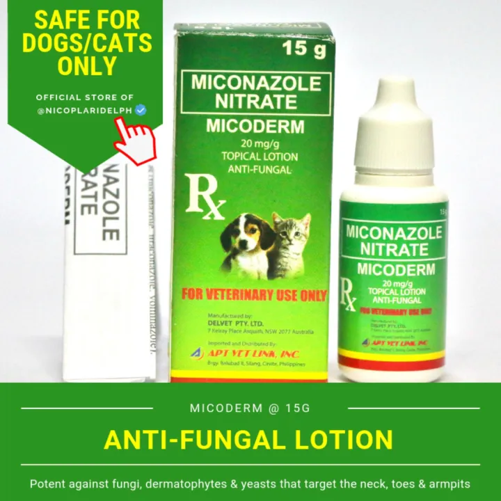 Micoderm Anti fungal Ear and Skin Lotion to Treat Fungi Yeast and