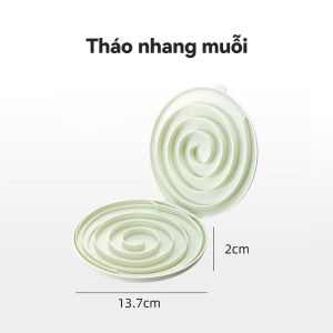 Bộ Hộp Đựng Nhang Muỗi AIODIY Thông Minh - Tự Động Tách Vòng 1 Chạm Chống Nóng An Toàn Ngăn Tro Bay