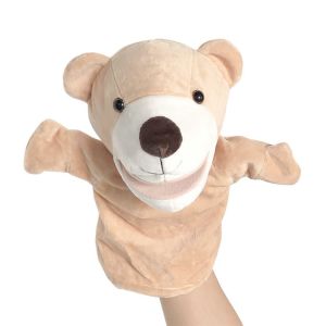 GFNIE6 Kawaii Trẻ em Đồ Chơi Gấu Cá Mập Panda Thú nhồi bông Đồ Chơi nhồi bông Động vật Con Rối Plushed Búp Bê Con Rối ngón tay Tay Con Rối Ngón tay