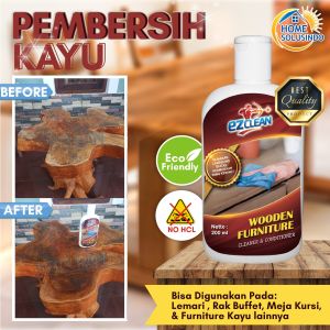 Pembersih Jamur Kayu EZClean Wooden Cleaner & Conditioner Untuk Furniture Mebel Lemari Meja Kursi