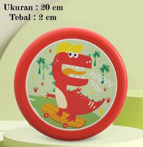 Mainan Anak Frisbee Piring Lempar Soft Boomerang Flying Disc disk - Outdoor Toy Main Lempar Tangkap