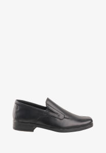 Otto 31700056 Alesandro Boys Slip On Genuine Leather Black Shoes