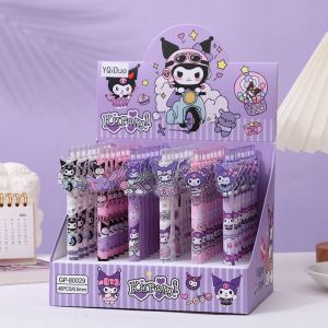 TIDY Sanrio Cartoon Kuromi 0.5mm Pen Neutral Pen Cute Press Type ST Neutral Pen Student Stationery Random
