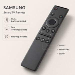 Universal Remote Control Replacement For Samsung Frame TV 4K LED With Netflix Prime Video Buttons