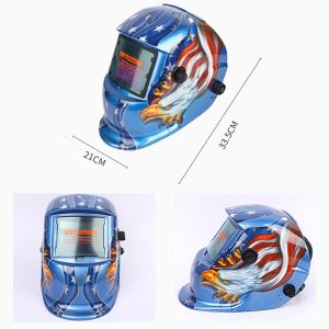 Mutua หน้ากากเชื่อม หน้ากากเชื่อมอัตโนมัติ ดกั้นรังสี UV ได้ พับขึ้น-ลงได้ 180° ป้องกันดวงตา ปรับแสงอัตโนมัติ