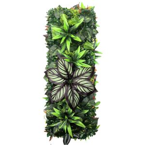 DEER Flower Artificial Plant Wall Panel UV Protection DIY Artificial Eucalyptus Carpet Photography Props Durable Fake Green Grass Mat Home Garden Fence