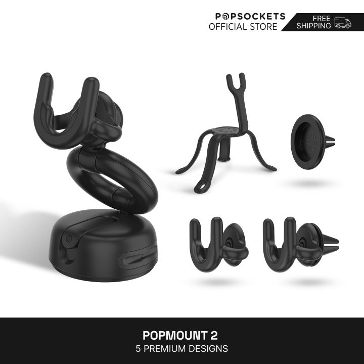 PopSockets PopMount 2 The Premium Phone Grip Mount Optimized for