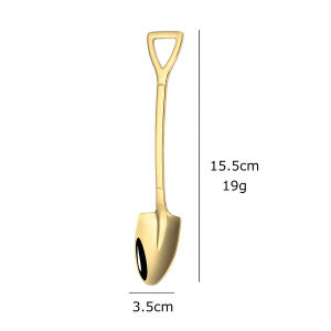 Muỗng Hình Xẻng Cà Phê Bằng Thép Không Gỉ Thiết Kế Cổ Điển - SHOPER