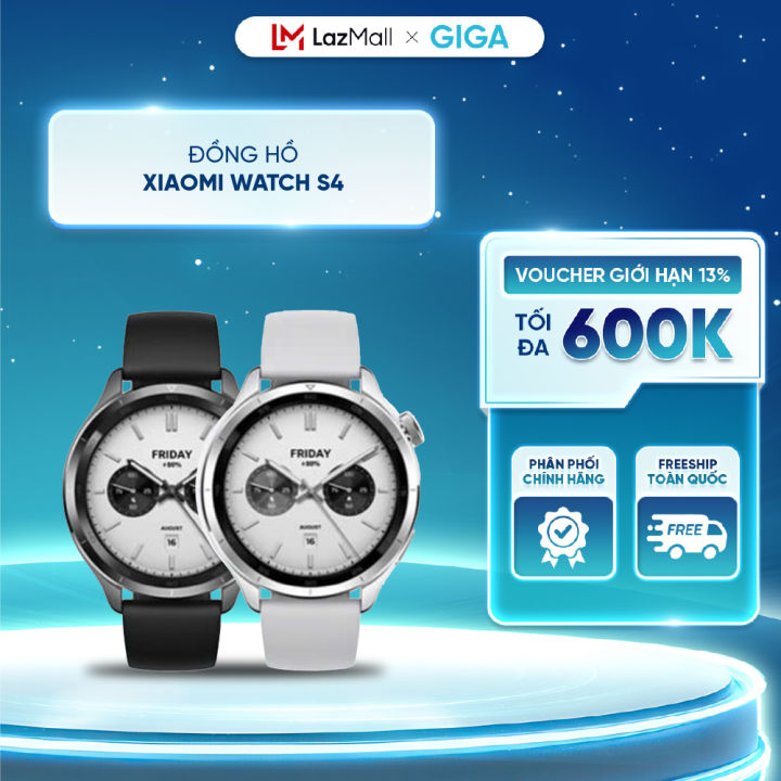Đồng hồ thông minh Xiaomi Watch S4 - Màn hình AMOLED 1.43 inch - Pin 486mAh hoạt động lên đến 15 ngày