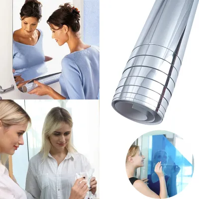 50x200CM Self-Adhesive Soft Mirror Wall Sticker Cuttable Wall Mirror Sticker Wall Decorate