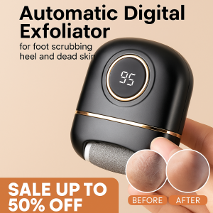 Electric Digital Display Foot Antimicrobial Exfoliation Rough Skin Dry Crack Peeling Problems Two Speeds 电动足部磨脚器