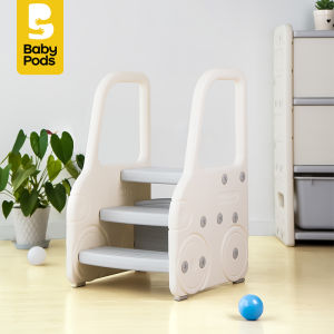 Kệ bậc thang có tay vịn đứng Bếp/lavabo rửa tay ghế kê chân toilet cho trẻ Babypods